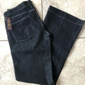 Rich & Skinny “Lush” Deluxe Wash Wide Leg Jeans